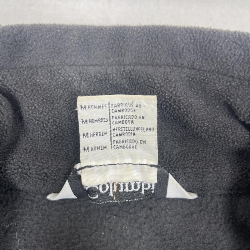 コロンビア Columbia ジャケット、上着 ジャンパー、ブルゾン ロゴ 刺繍 ジップアップ フリース ジャケット ブルゾン M 黒 / ブラック / black メンズ USED 古着 中古 50164080