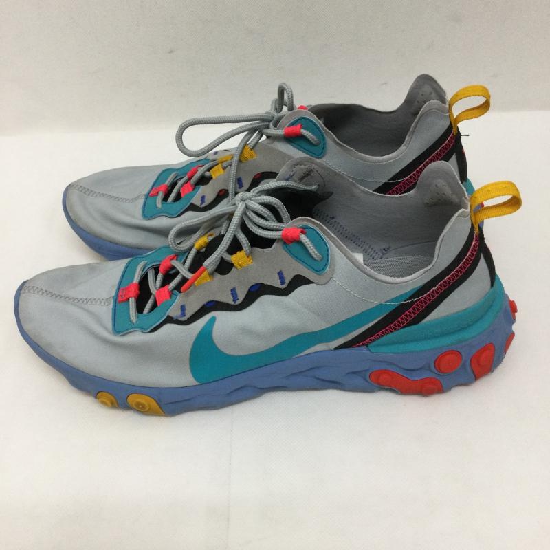 ナイキ NIKE スニーカー スニーカー NIKE ナイキ REACT ELEMENT 55 WOLF GREY スニーカー CQ9705-002 28.5cm 灰 / グレー / gray メンズ USED 古着 中古 50164082