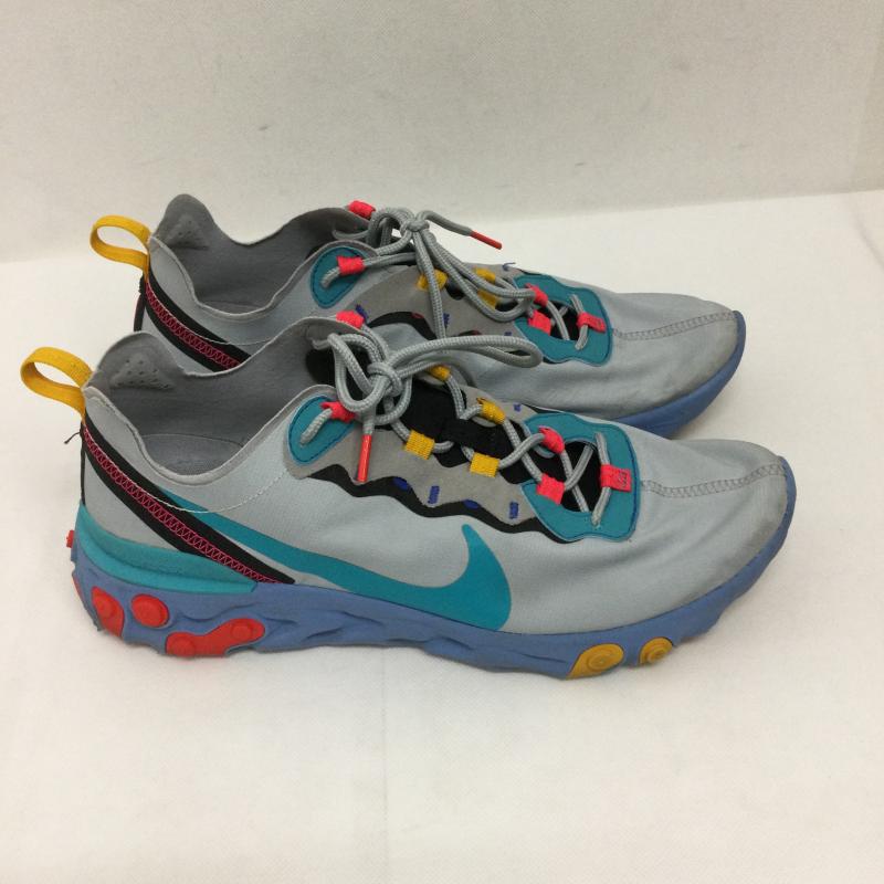 ナイキ NIKE スニーカー スニーカー NIKE ナイキ REACT ELEMENT 55 WOLF GREY スニーカー CQ9705-002 28.5cm 灰 / グレー / gray メンズ USED 古着 中古 50164082