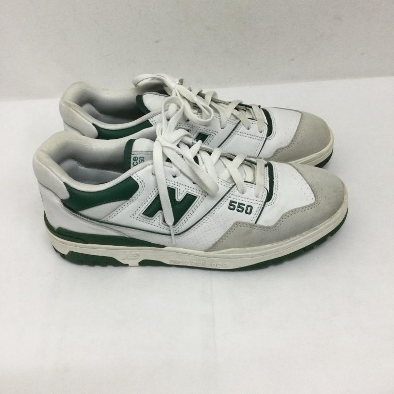 ニューバランス New Balance スニーカー スニーカー New Balance BB550WT1 WHITE GREEN 28.5cm 白 / ホワイト / white X 緑 / グリーン / green メンズ USED 古着 中古 50164084
