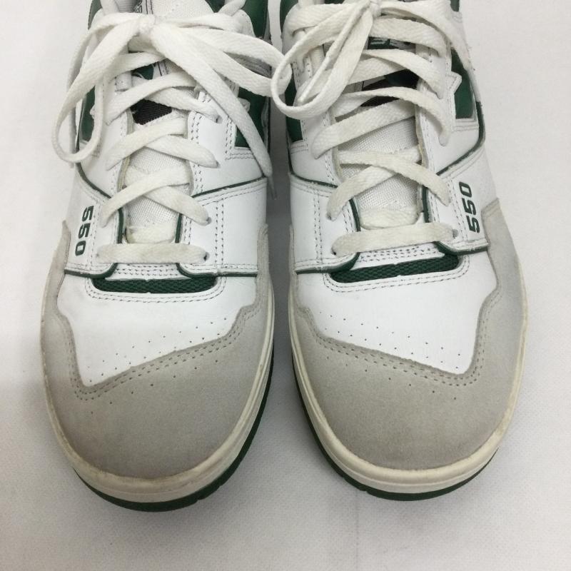 ニューバランス New Balance スニーカー スニーカー New Balance BB550WT1 WHITE GREEN 28.5cm 白 / ホワイト / white X 緑 / グリーン / green メンズ USED 古着 中古 50164084