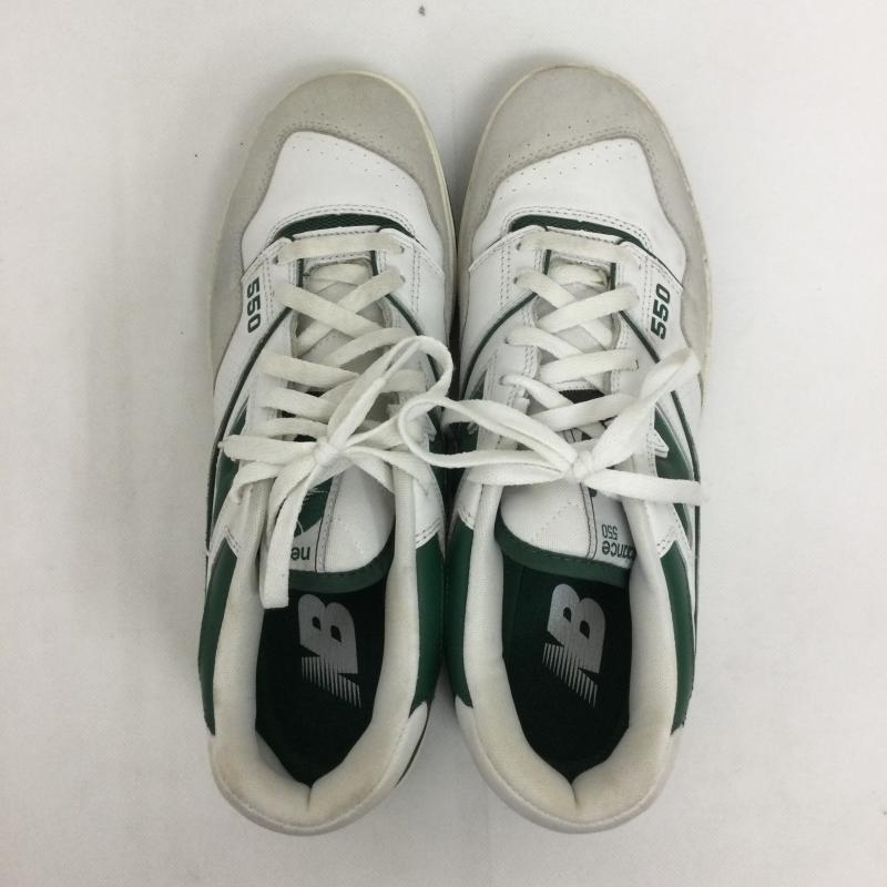 ニューバランス New Balance スニーカー スニーカー New Balance BB550WT1 WHITE GREEN 28.5cm 白 / ホワイト / white X 緑 / グリーン / green メンズ USED 古着 中古 50164084
