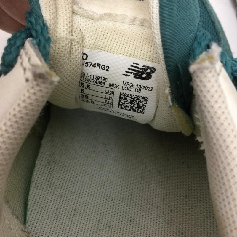 ニューバランス New Balance スニーカー スニーカー New Balance ニューバランス スニーカー 574 U574RG2 GREEN シューズ グリーン スウェード 23.5cm 緑 / グリーン / green レディース USED 古着 中古 50164086