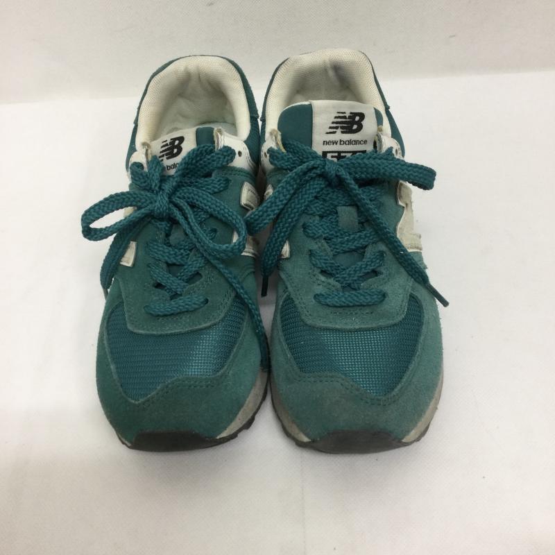 ニューバランス New Balance スニーカー スニーカー New Balance ニューバランス スニーカー 574 U574RG2 GREEN シューズ グリーン スウェード 23.5cm 緑 / グリーン / green レディース USED 古着 中古 50164086