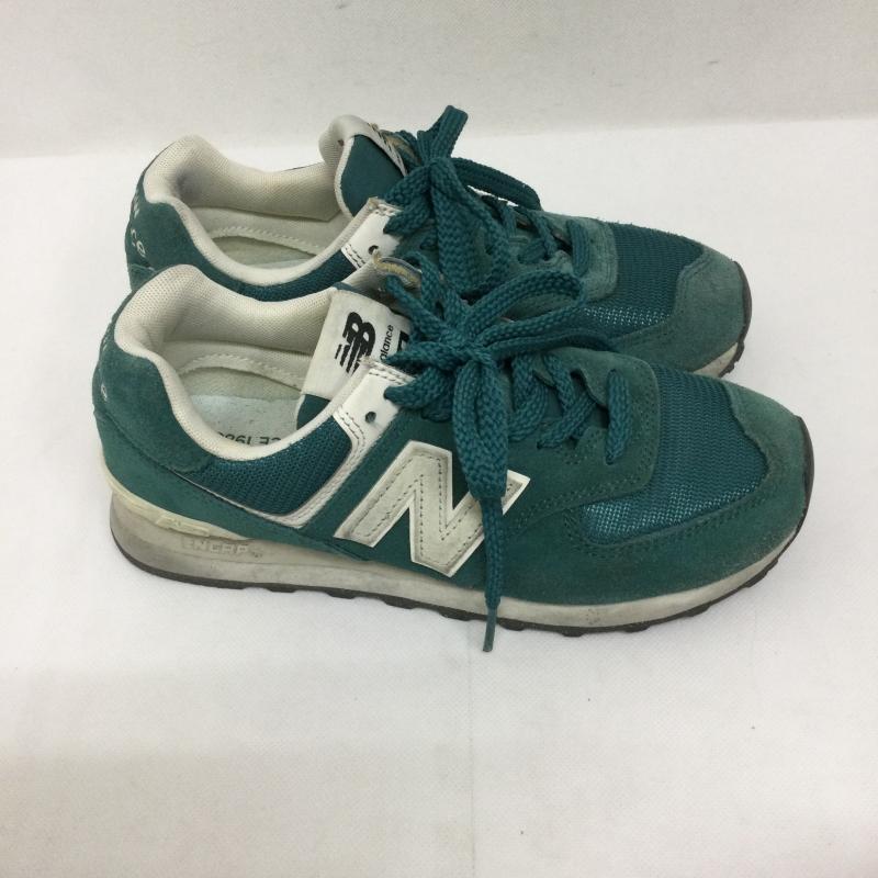 ニューバランス New Balance スニーカー スニーカー New Balance ニューバランス スニーカー 574 U574RG2 GREEN シューズ グリーン スウェード 23.5cm 緑 / グリーン / green レディース USED 古着 中古 50164086
