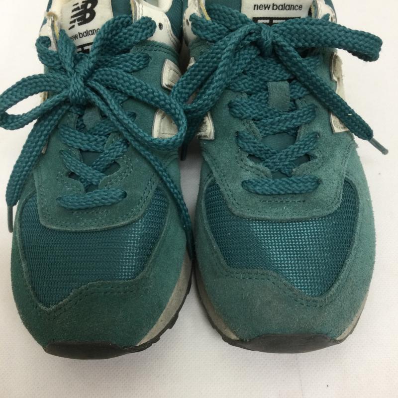 ニューバランス New Balance スニーカー スニーカー New Balance ニューバランス スニーカー 574 U574RG2 GREEN シューズ グリーン スウェード 23.5cm 緑 / グリーン / green レディース USED 古着 中古 50164086
