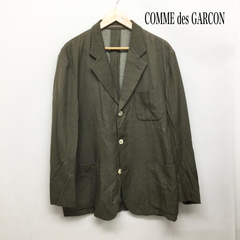コムデギャルソンオム COMME des GARCONS HOMME ジャケット、上着 ジャケット、ブレザー COMME des GARCONS HOMME テーラードジャケット ポリエステル HJ-10037M M 無地 カーキ / カーキ / khaki メンズ USED 古着 中古 50164088