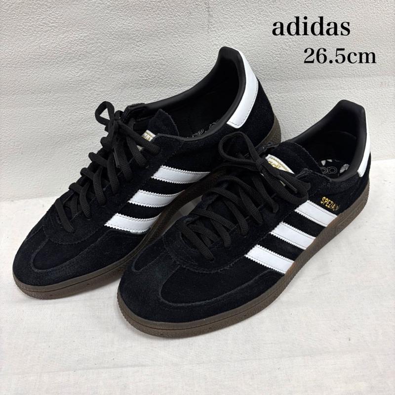 アディダス adidas スニーカー スニーカー HANDBALL SPEZIAL DB3021 スペツィアル ローカットスニーカーガムソール ロゴ 27.5cm ロゴ、文字 黒 / ブラック / black X 白 / ホワイト / white X 金 / ゴールド / gold color メンズ USED 古着 中古 50164094