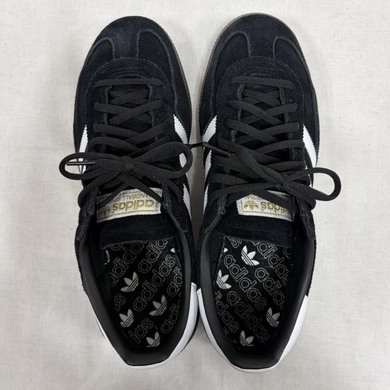 アディダス adidas スニーカー スニーカー HANDBALL SPEZIAL DB3021 スペツィアル ローカットスニーカーガムソール ロゴ 27.5cm ロゴ、文字 黒 / ブラック / black X 白 / ホワイト / white X 金 / ゴールド / gold color メンズ USED 古着 中古 50164094
