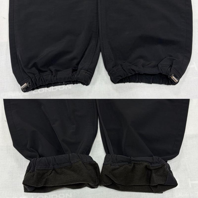 アンダーカバー UNDERCOVER パンツ ワークパンツ、ペインターパンツ 19ss 時計じかけのオレンジ テック テーパード ジョガーパンツ ナイロン 2 ロゴ、文字 X プリント 黒 / ブラック / black X 白 / ホワイト / white メンズ USED 古着 中古 50164097