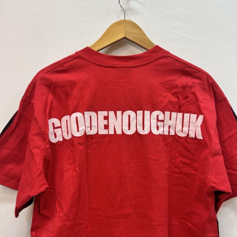 グッドイナフユーケー GOODENOUGH UK Tシャツ 半袖 00s バックロゴ ブロックチェック Tシャツ L 赤 / レッド / red メンズ USED 古着 中古 50164098