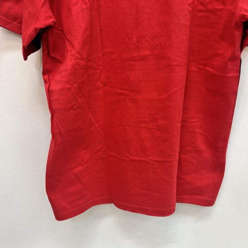 グッドイナフユーケー GOODENOUGH UK Tシャツ 半袖 00s バックロゴ ブロックチェック Tシャツ L 赤 / レッド / red メンズ USED 古着 中古 50164098