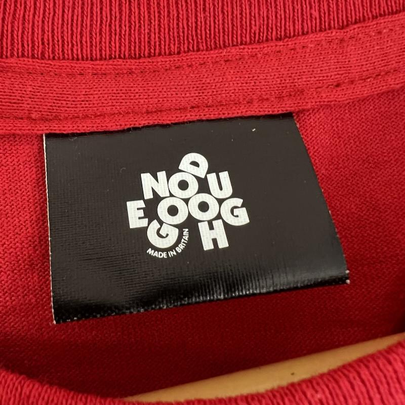 グッドイナフユーケー GOODENOUGH UK Tシャツ 半袖 00s バックロゴ ブロックチェック Tシャツ L 赤 / レッド / red メンズ USED 古着 中古 50164098