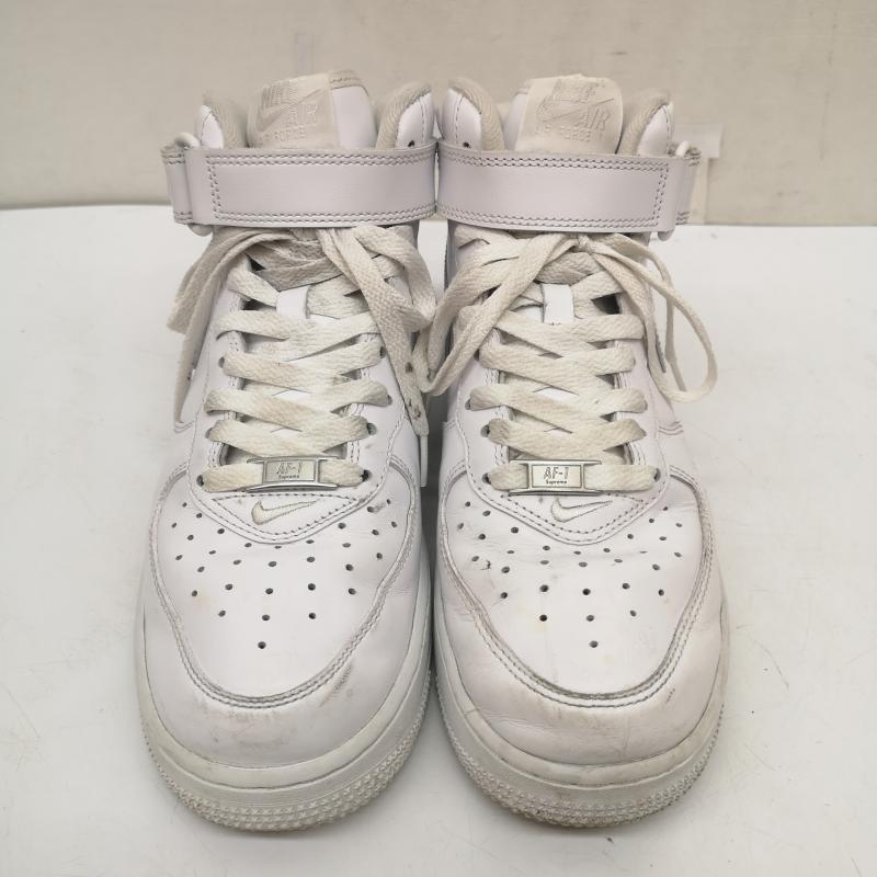 シュプリーム Supreme スニーカー スニーカー 24AW FZ8784-100 NIKE Air Force 1 Mid White エアフォース ミッド スニーカー 26.0cm 白 / ホワイト / white メンズ USED 古着 中古 50164102