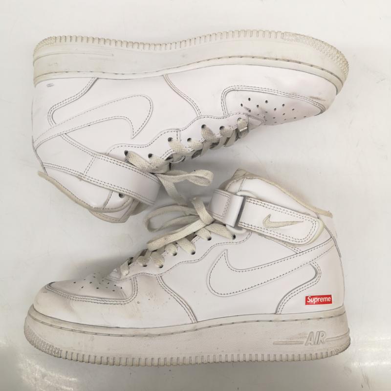 シュプリーム Supreme スニーカー スニーカー 24AW FZ8784-100 NIKE Air Force 1 Mid White エアフォース ミッド スニーカー 26.0cm 白 / ホワイト / white メンズ USED 古着 中古 50164102
