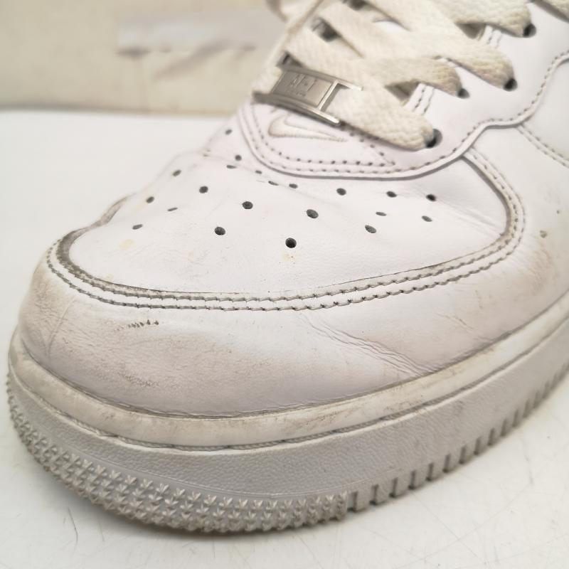 シュプリーム Supreme スニーカー スニーカー 24AW FZ8784-100 NIKE Air Force 1 Mid White エアフォース ミッド スニーカー 26.0cm 白 / ホワイト / white メンズ USED 古着 中古 50164102