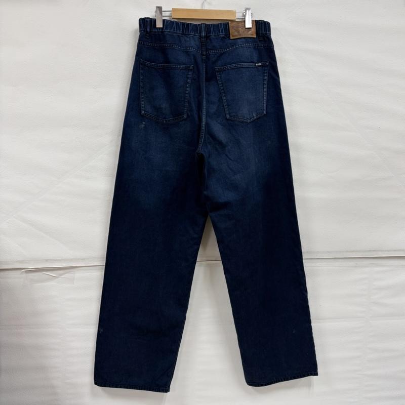 ミハラヤスヒロ MIHARAYASUHIRO パンツ デニム、ジーンズ KAMIYA カミヤ 26ss TENCEL EASY WIDE JEANS ワイド デニム ジーンズ G16PT058-09 M 無地 インディゴ / インディゴ / Indigo メンズ USED 古着 中古 50164103