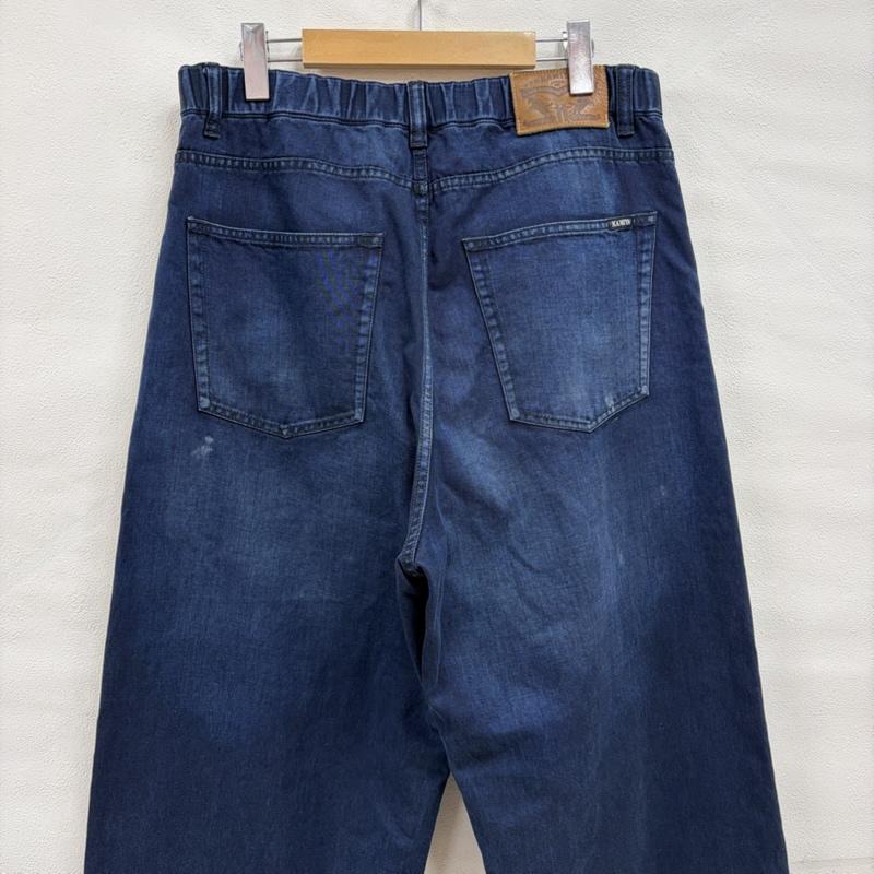 ミハラヤスヒロ MIHARAYASUHIRO パンツ デニム、ジーンズ KAMIYA カミヤ 26ss TENCEL EASY WIDE JEANS ワイド デニム ジーンズ G16PT058-09 M 無地 インディゴ / インディゴ / Indigo メンズ USED 古着 中古 50164103