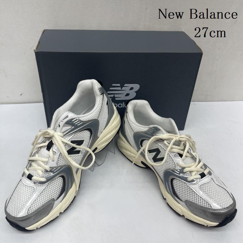 ニューバランス New Balance スニーカー スニーカー u530esa U530 モデル SILVER BLK ESA 27.0cm メンズ USED 古着 中古 50164104