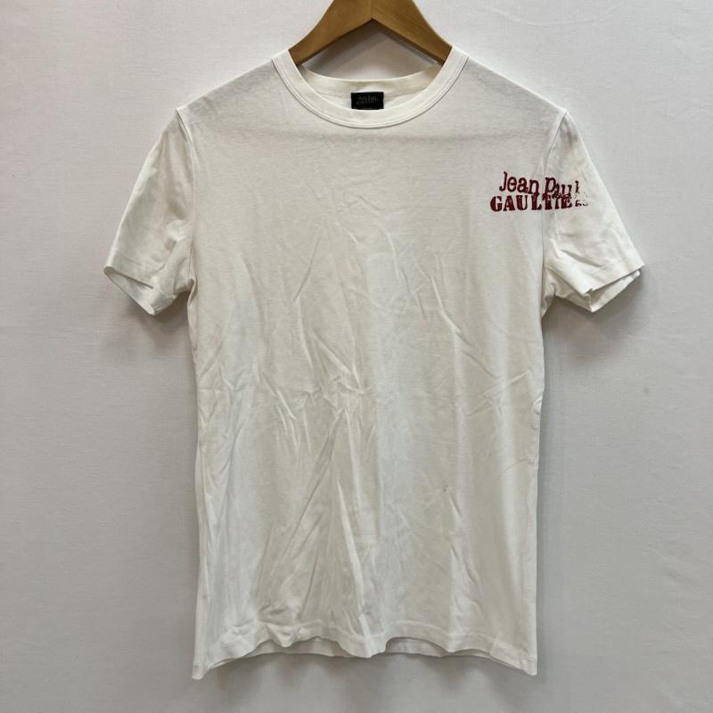 ジャンポールゴルチエ Jean Paul Gaultier Tシャツ 半袖 2002AW ロゴ Tシャツ ヴィンテージ アーカイブ 48 白 / ホワイト / white メンズ USED 古着 中古 50164105