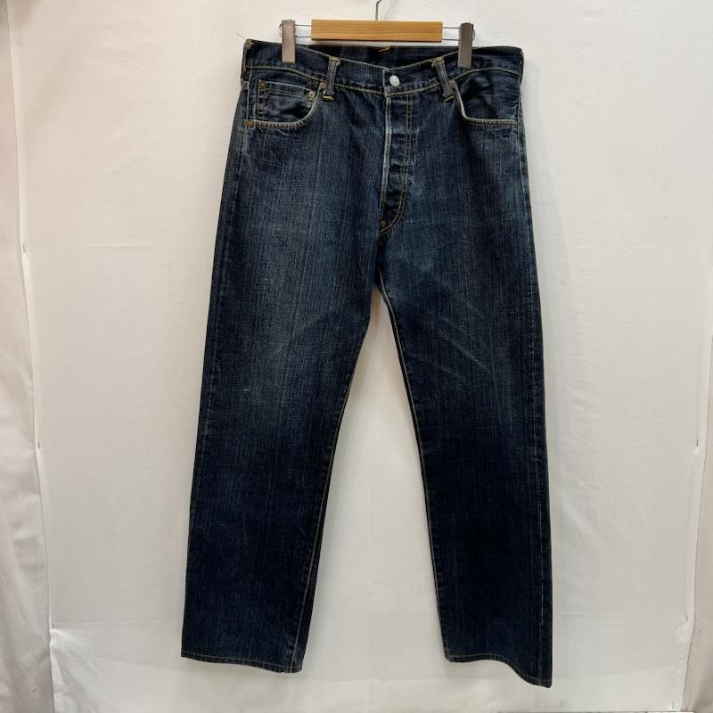 エヴィス EVISU パンツ デニム、ジーンズ 朱耳SPECIAL カモメペイント デニムパンツ 34インチ メンズ USED 古着 中古 50164113