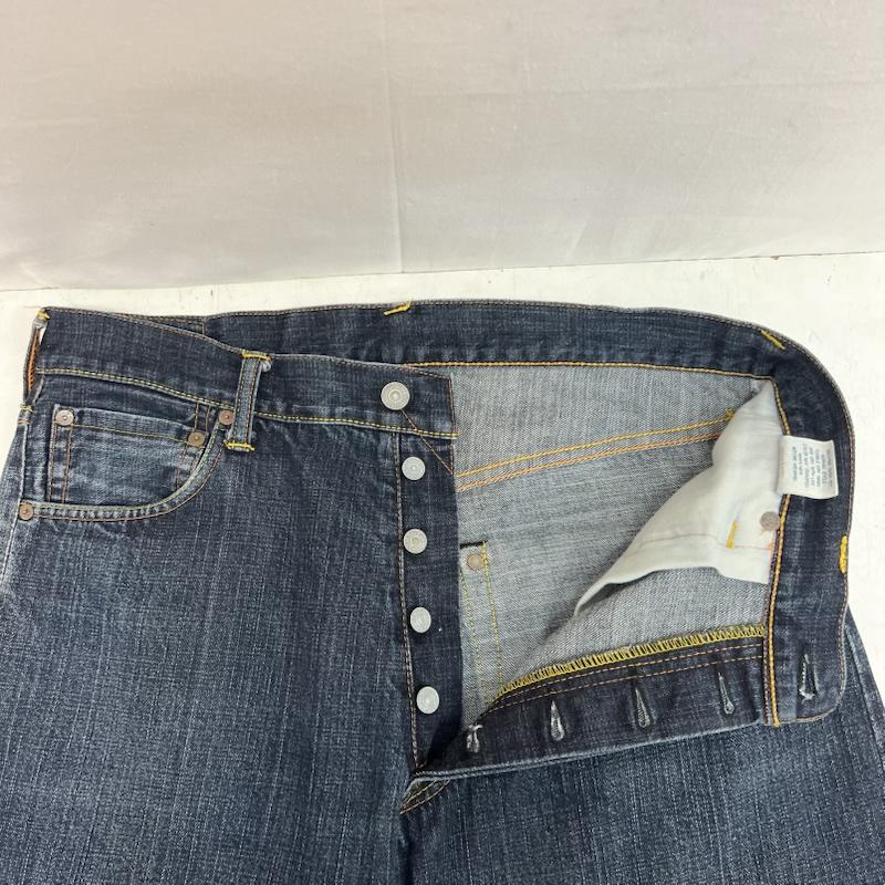 エヴィス EVISU パンツ デニム、ジーンズ 朱耳SPECIAL カモメペイント デニムパンツ 34インチ メンズ USED 古着 中古 50164113