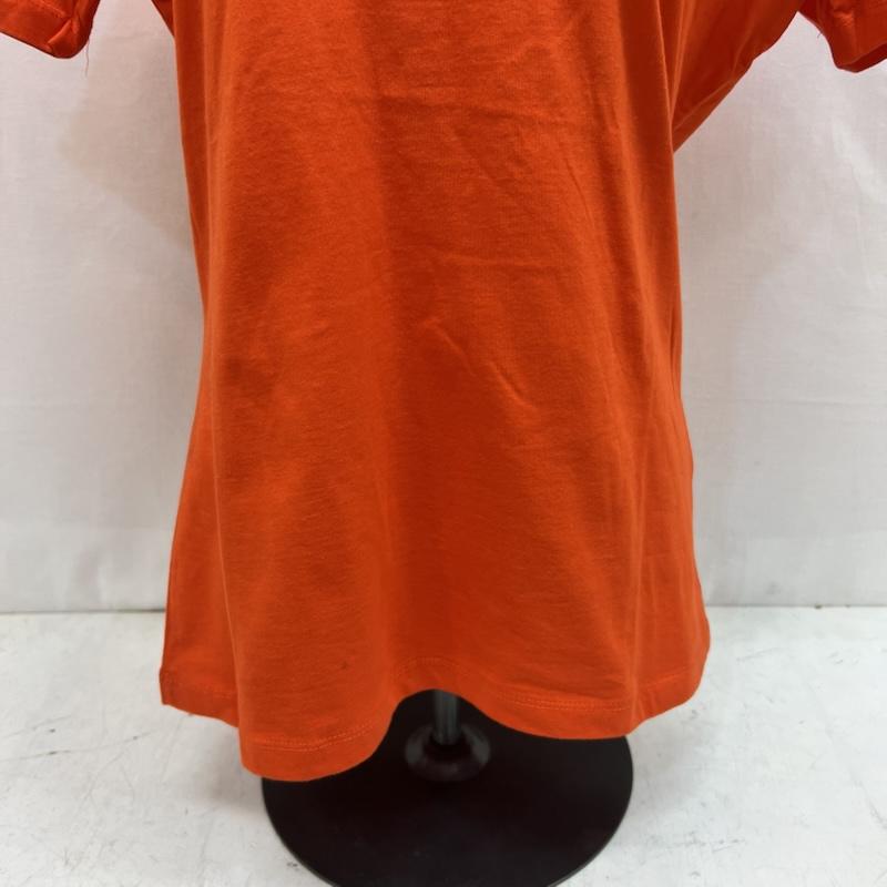 ヴェルサーチ VERSACE Tシャツ 半袖 90s 00s スパンコール ロゴ Tシャツ M 橙 / オレンジ / orange レディース USED 古着 中古 50164115