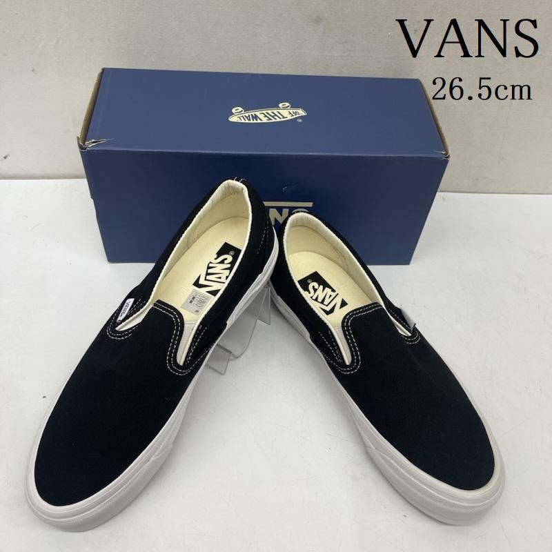 バンズ VANS スリッポン スリッポン PREMIUM SLIP-ON REISSUE 98 BLACK スリッポン スニーカー 26.5cm メンズ USED 古着 中古 50164116