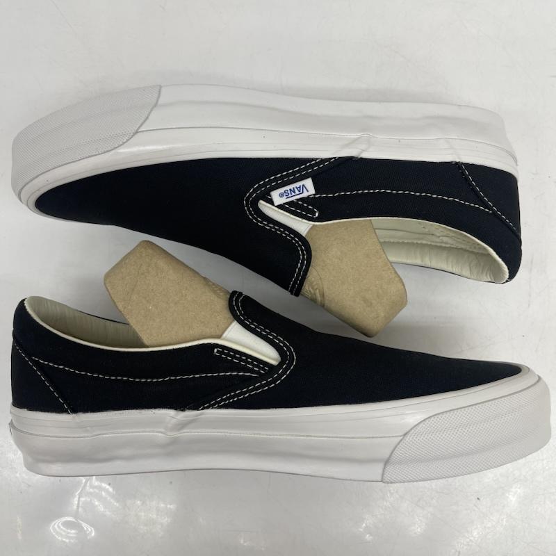 バンズ VANS スリッポン スリッポン PREMIUM SLIP-ON REISSUE 98 BLACK スリッポン スニーカー 26.5cm メンズ USED 古着 中古 50164116