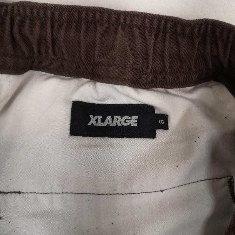 エクストララージ XLARGE パンツ ワークパンツ、ペインターパンツ ウエスト ゴム 仕様 チノ ツイル素材 ワーク パンツ S えんじ / ワインレッド / dark red メンズ USED 古着 中古 50164128