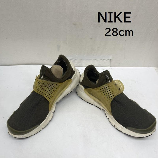 ナイキ NIKE スニーカー スニーカー 728748-300 fragment design Sock Dark Loden ソック ダート スニーカー 28.0cm メンズ USED 古着 中古 50164135