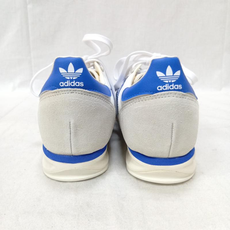 アディダス adidas スニーカー スニーカー SL 72 RS チョークホワイト ブルー SL72シューズ ラバーアウトソール jh8644 24.5cm 無地 白 / ホワイト / white X 青 / ブルー / blue X ナチュラル / ナチュラル / レディース USED 古着 中古 50164136