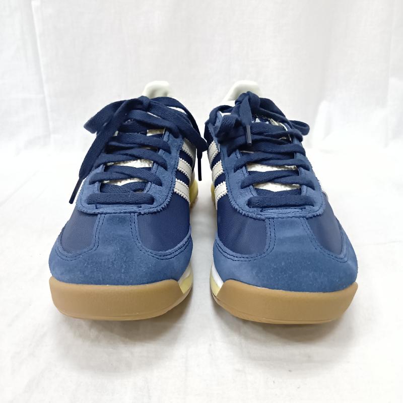 アディダス adidas スニーカー スニーカー SL 72 RS カレッジネイビー SL72シューズ ラバーアウトソール JQ3500 24.5cm 無地 紺 / ネイビー / navy X オフホワイト / オフホワイト / レディース USED 古着 中古 50164137