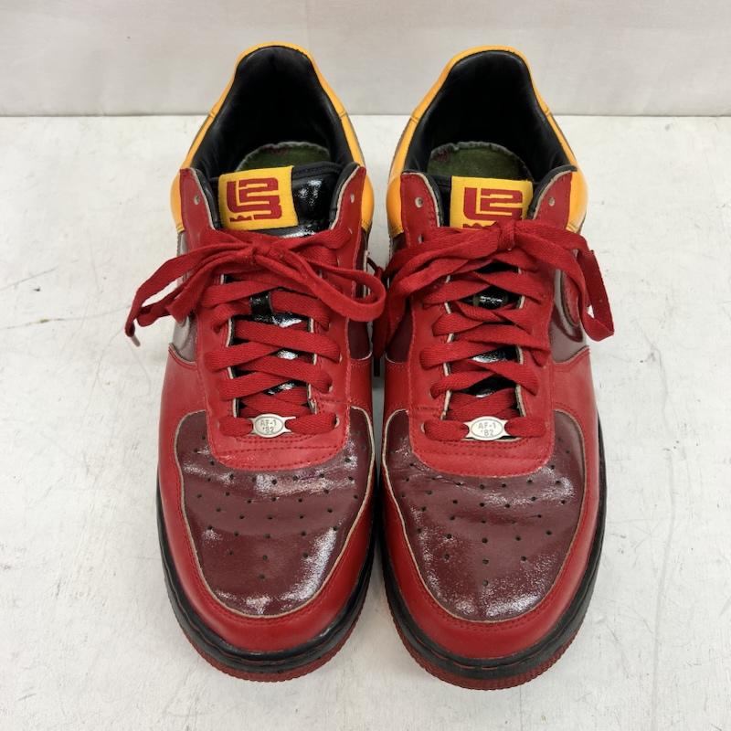ナイキ NIKE スニーカー スニーカー 2004年 AIR FORCE 1 LEBRON CHAMBER OF FEAR 仇敵 311729-661 28.5cm 赤 / レッド / red メンズ USED 古着 中古 50164138