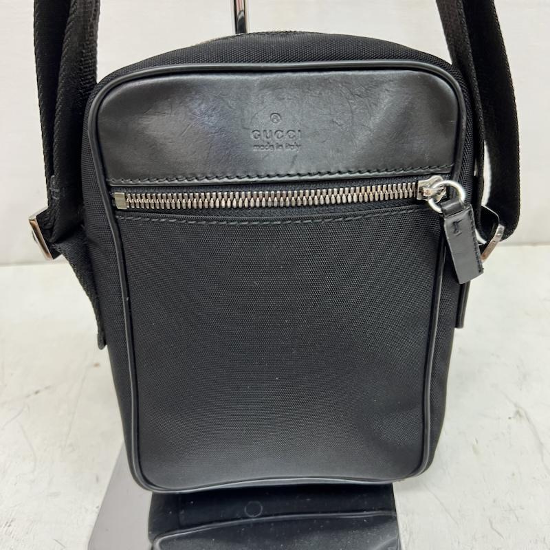 グッチ GUCCI ショルダーバッグ ショルダーバッグ レザー切替 ショルダーバッグ 101680 - 黒 / ブラック / black メンズ USED 古着 中古 50164141