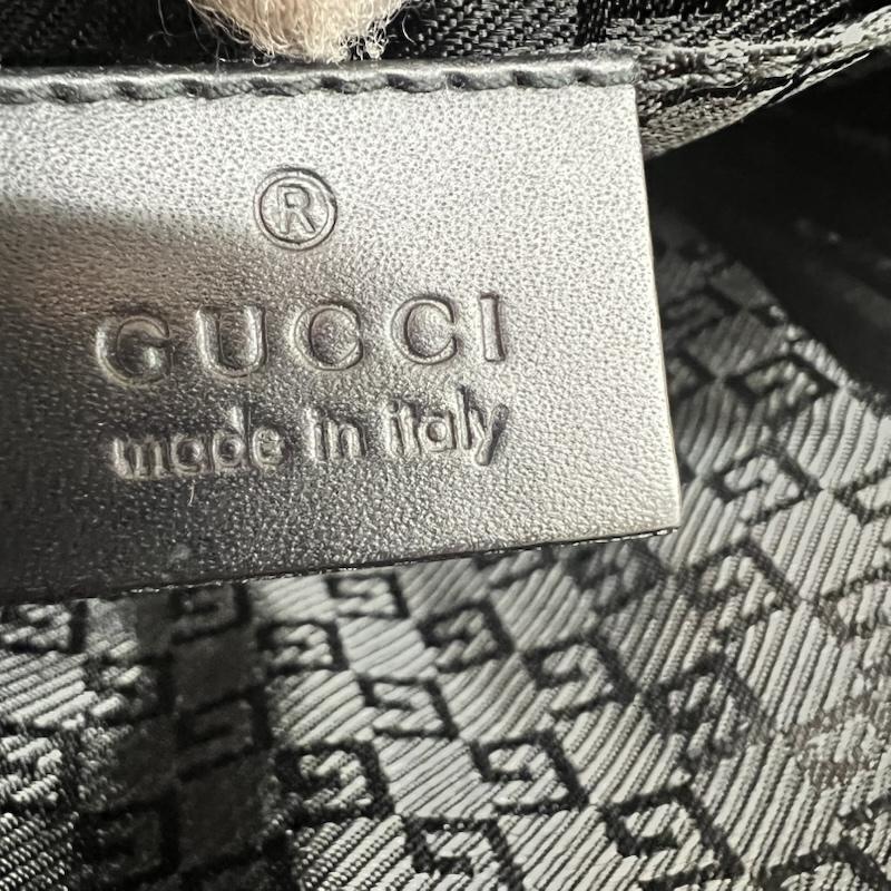グッチ GUCCI ショルダーバッグ ショルダーバッグ レザー切替 ショルダーバッグ 101680 - 黒 / ブラック / black メンズ USED 古着 中古 50164141