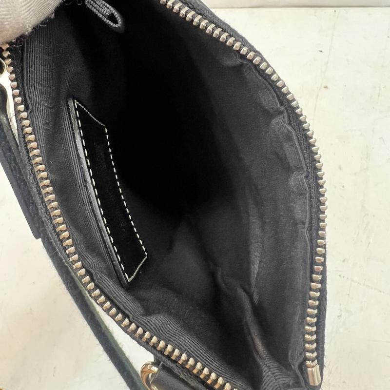 コーチ COACH ショルダーバッグ ショルダーバッグ シグネチャー ショルダーバッグ レザー切替 - 黒 / ブラック / black レディース USED 古着 中古 50164142