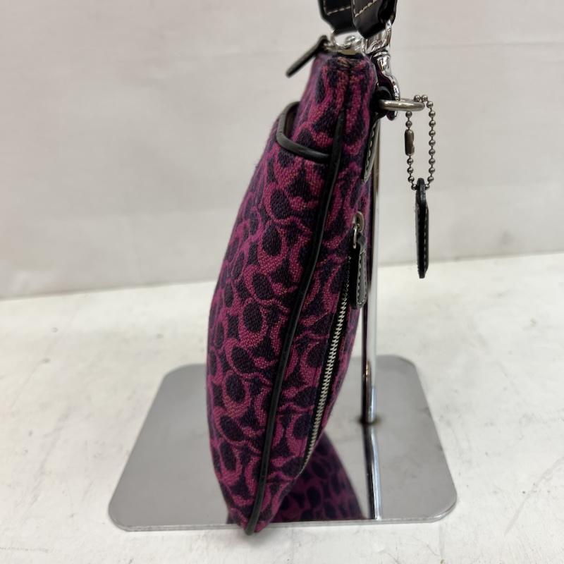 コーチ COACH ショルダーバッグ ショルダーバッグ シグネチャー ショルダーバッグ - 紫 / パープル / purple X 桃 / ピンク / pink レディース USED 古着 中古 50164143