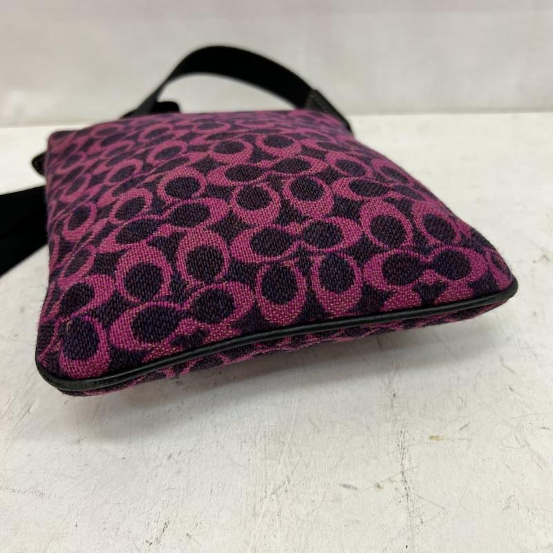コーチ COACH ショルダーバッグ ショルダーバッグ シグネチャー ショルダーバッグ - 紫 / パープル / purple X 桃 / ピンク / pink レディース USED 古着 中古 50164143