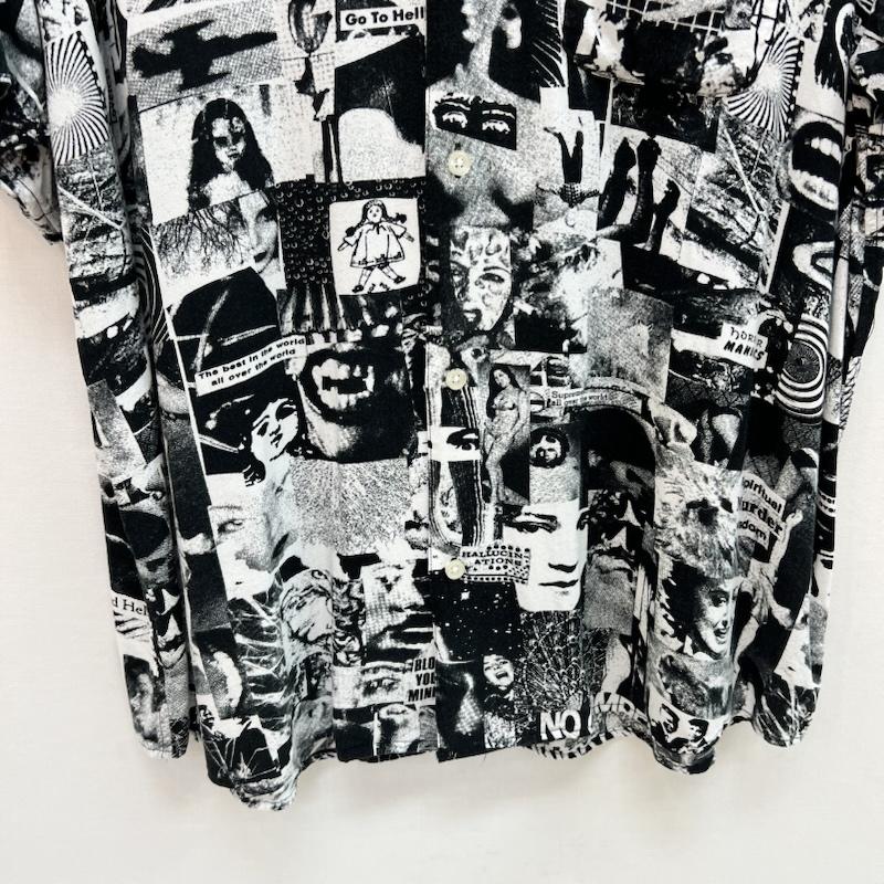 シュプリーム Supreme シャツ、ブラウス 半袖 18SS Vibrations Rayon Shirt 総柄 アロハシャツ XL 黒 / ブラック / black メンズ USED 古着 中古 50164148
