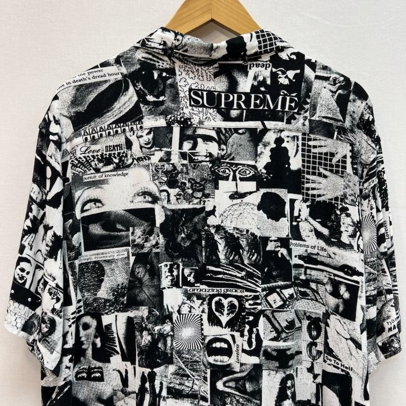 シュプリーム Supreme シャツ、ブラウス 半袖 18SS Vibrations Rayon Shirt 総柄 アロハシャツ XL 黒 / ブラック / black メンズ USED 古着 中古 50164148