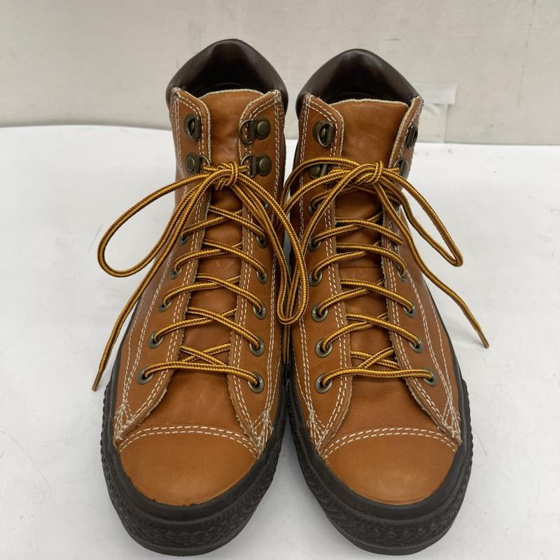 コンバース CONVERSE ブーツ ショートブーツ 7B 06 10 A97 TOUGH HI BROWN オールスター ハイカット レザー スニーカー 27.0cm 茶 / ブラウン / brown メンズ USED 古着 中古 50164150