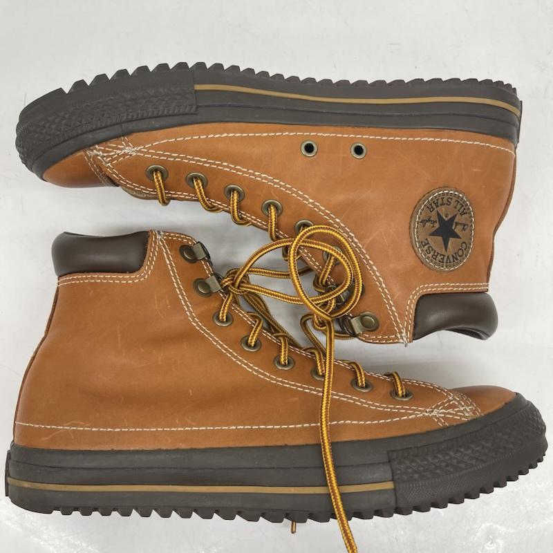 コンバース CONVERSE ブーツ ショートブーツ 7B 06 10 A97 TOUGH HI BROWN オールスター ハイカット レザー スニーカー 27.0cm 茶 / ブラウン / brown メンズ USED 古着 中古 50164150