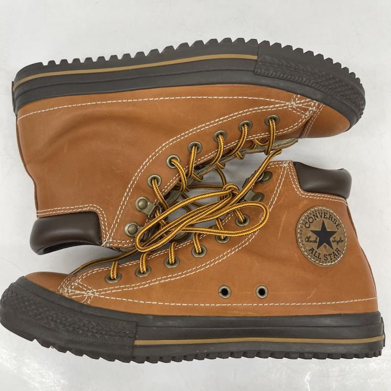 コンバース CONVERSE ブーツ ショートブーツ 7B 06 10 A97 TOUGH HI BROWN オールスター ハイカット レザー スニーカー 27.0cm 茶 / ブラウン / brown メンズ USED 古着 中古 50164150