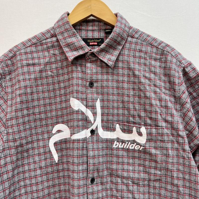 シュプリーム Supreme シャツ、ブラウス 半袖 23SS UNDERCOVER S/S Flannel Shirt アンダーカバー コラボ M 灰 / グレー / gray メンズ USED 古着 中古 50164151