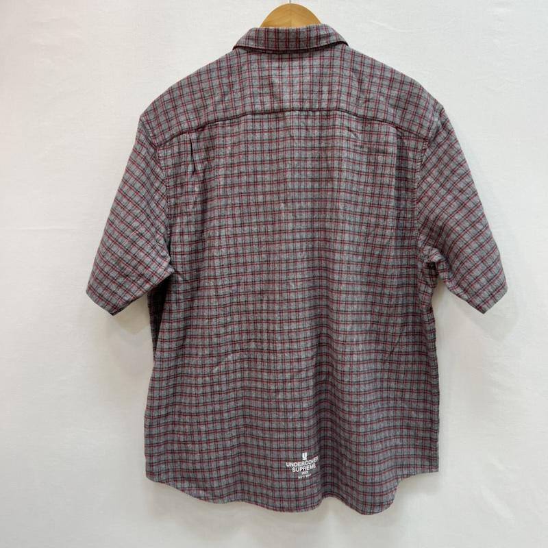 シュプリーム Supreme シャツ、ブラウス 半袖 23SS UNDERCOVER S/S Flannel Shirt アンダーカバー コラボ M 灰 / グレー / gray メンズ USED 古着 中古 50164151