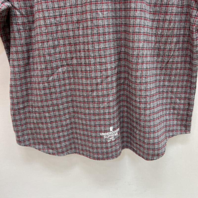シュプリーム Supreme シャツ、ブラウス 半袖 23SS UNDERCOVER S/S Flannel Shirt アンダーカバー コラボ M 灰 / グレー / gray メンズ USED 古着 中古 50164151