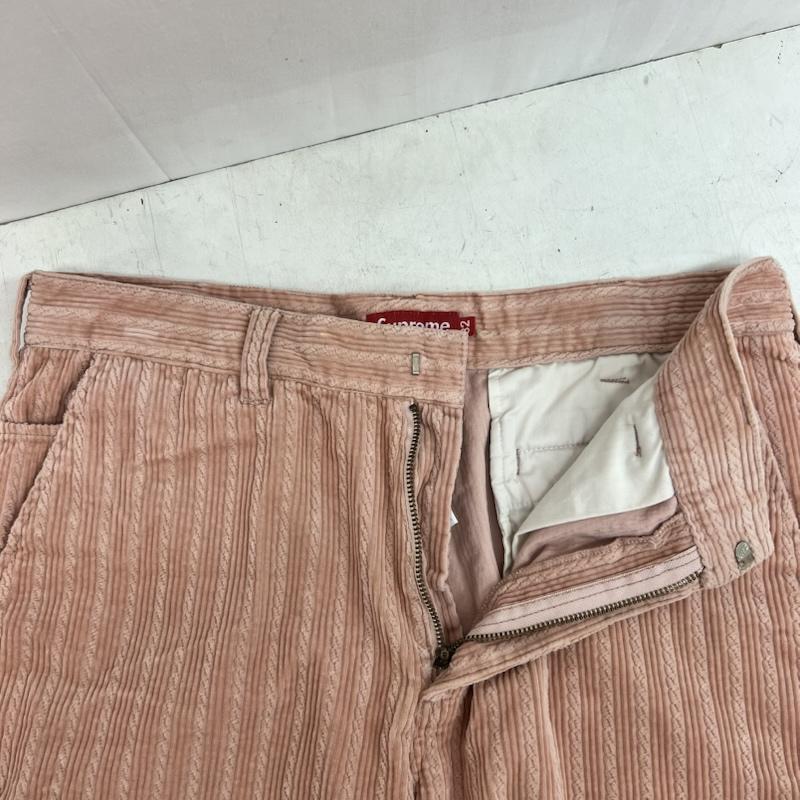 シュプリーム Supreme パンツ ショートパンツ 19ss Rope Corduroy Work Short コーデュロイショーツ 32インチ 桃 / ピンク / pink メンズ USED 古着 中古 50164152