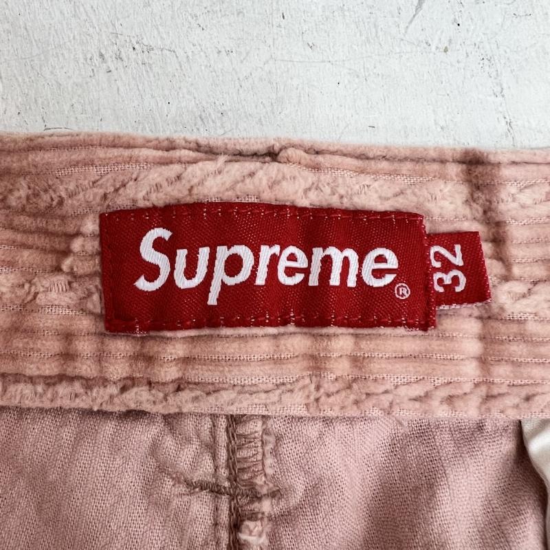 シュプリーム Supreme パンツ ショートパンツ 19ss Rope Corduroy Work Short コーデュロイショーツ 32インチ 桃 / ピンク / pink メンズ USED 古着 中古 50164152