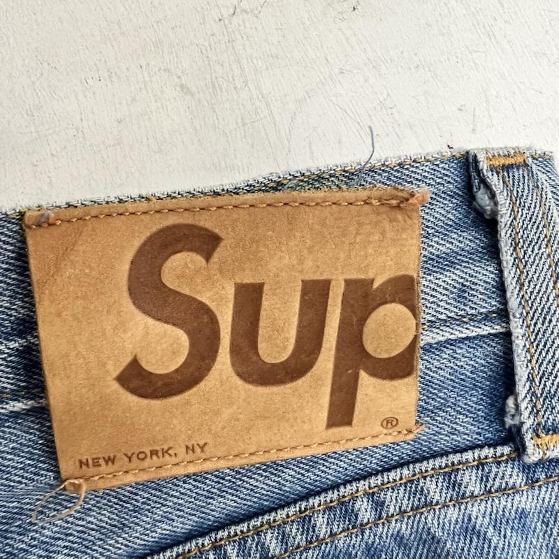 シュプリーム Supreme パンツ デニム、ジーンズ USA製 セルビッチ デニムパンツ 30インチ メンズ USED 古着 中古 50164154